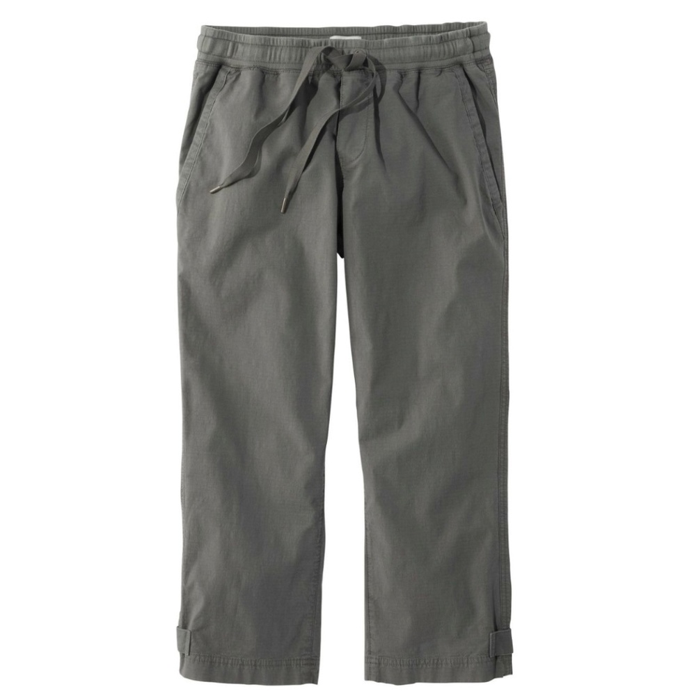 L.L. Bean Stretch Ripstop Pull-On Capri Pants - Picture 2 of 12